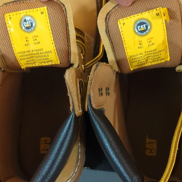 NEW. Caterpillar Second Shift Work Boots - Picture 5 of 8